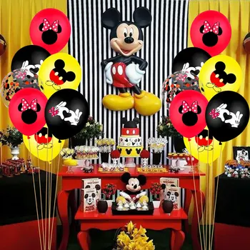 Mickey mouse-Petrecere Copii Botez tacamuri Băieți și Fete Botez Ceremonie, Petrecere Copii, Petrecere Supplie Culoare Decor
