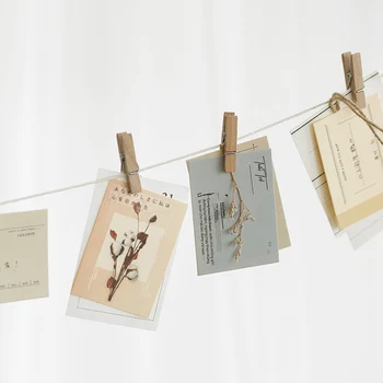 Yoofun 80buc/pachet Memo Carduri Material Hartie Scrapbooking Carte Face pentru Jurnalizare Proiect Retro Fundal de Hârtie de Birou Școală
