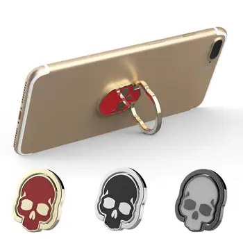 De Halloween, schelet, craniu inel suport de Metal suport de Telefon Universal 360 de Rotație Pliabil Suport de Telefon Pentru iphone-ul Huawei Samsung