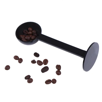 De înaltă Calitate 2 In 1 Lingura de Cafea 10g Standard de Măsurare Lingură cu Dublă utilizare Bean Lingură Pulbere Lingura Mașină de Cafea Accesorii