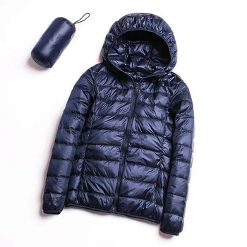 Iarna în Jos jacheta femei 90% rață jos haina de Lumina Ultra Feminin cald Portabil plus dimensiune în jos jacheta de iarna
