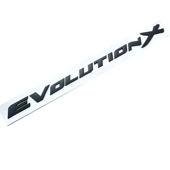 Evoluția X Litere din Plastic ABS de Styling Auto Emblema, Insigna de Automobile Reorganizare Portbagaj 3D Autocolant, Decal pentru Mitsubishi Lancer EVO