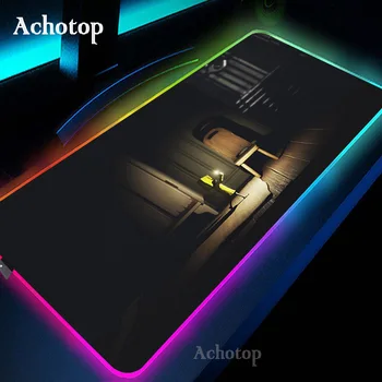 Puțin Coșmaruri LED Mousepad RGB Capac Tastatură de Birou-mat Colorat Suprafata Mouse Pad rezistent la apa PC Gamer CS Dota