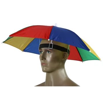 55cm Pliabil articole pentru acoperirea capului Umbrela Pescuit, Drumeții parasolar rezistent la apa Pălărie Capac de Camping, articole pentru acoperirea capului Capac de Divertisment în aer liber