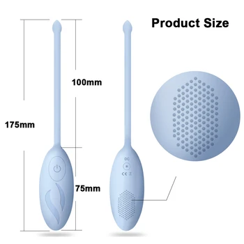 Glont Vibrator de Control de la Distanță G-Spot Simulator Vaginale, bile Anale Plug Vibrator Dragoste Ou Masturbator Jucarii Sexuale pentru Femei Pentru Adulți