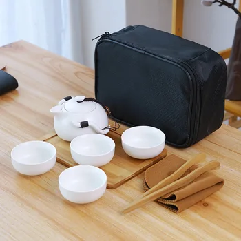 Ceainic Ceramic fierbător gaiwan de Turism din China Ceramică ceașcă de ceai pentru puer ceai chinezesc oală portabil set de ceai drinkware transport Gratuit