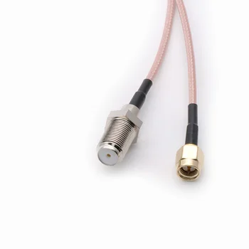 Personalizate Cablu Coaxial RF F Feminin Comutator SMA male Cablu adaptor RG316 en-Gros Navă Rapidă 15CM 6