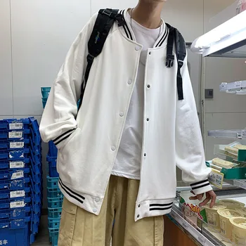 Oamenii Harajuku Jachete De Baseball 2021 Mens Streetwear Negru Jachete Bombardier Haine De Sex Masculin Japoneză Moda Haine