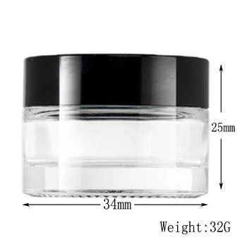 10buc Borcan de Sticlă 5ml Cosmetice Caz de Bucătărie Recipient de Stocare Ulei Ceara Dab Cutie de Tutun Shisha Chicha Fumat Narghilea, Accesorii