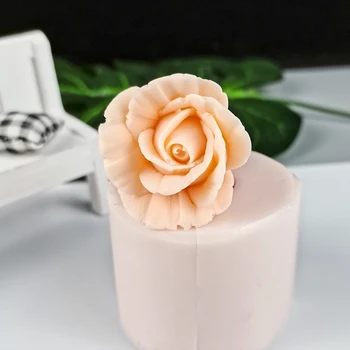 HC0323 PRZY Mucegai Silicon Mini Buchet de Flori de Trandafir Forme Frumoase Bujor Matriță de Săpun Lumânare Matrite de Lut Rasina Matrite