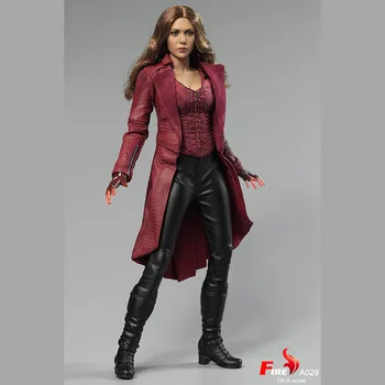 În Stoc FOC A029 1/6 Scară de Colectie Set Complet Scarlet Witch 3.0 Elizabeth Olsen Feminin figurina Model pentru Fanii Cadouri