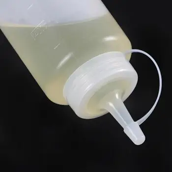 Plastic clar Strângeți Sticla Condiment Dozator Ketchup Muștar Suport Sticla de Plastic Stoarce Sticle toos Sos de Oțet K M2C8