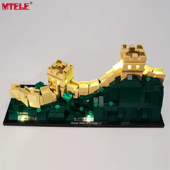 MTELE Lumină LED-uri Kit pentru 21041 Arhitectura Marele Zid din China , NICI Building Block Model