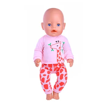 Papusa Pijamale, Haine de Crăciun Pentru 18 Inch American&43 Cm-Născut Generația de Ziua Fetei Rusia DIY Jucărie Cadouri