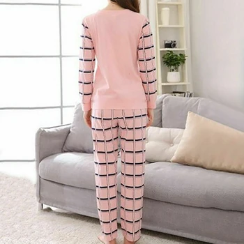 Set de pijama Doamnelor de Desene animate de Animale Scrisoarea Imprimate Homewear Pijamale dropshipping Lounge Purta Pijamale Pijama Femei Set 2 buc