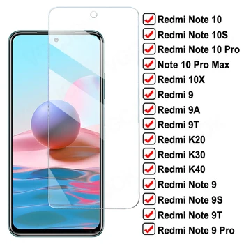 9D Plin Sticlă de Protecție Pentru Xiaomi Redmi Nota 10 Pro Max 10 10X K20 K30 K40 Ecran Protector Redmi 9A Nota 9 9 9M Film de Sticlă