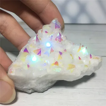 Aura Curcubeu Cluster De Cristal De Cuarț Cadou Ornament Decor Acasă Feng Shui Vindecare Prime Minerale, Pietre Wicca Livrările De Energie Specimen