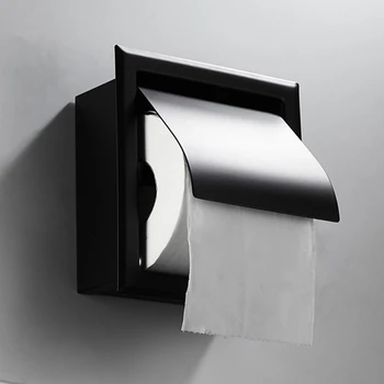 Noi Încastrat Titularul de Hârtie Igienică,din Oțel Inoxidabil Dublu Roll Cutie de Hârtie pentru Baie,de Perete de Hârtie Raft de Depozitare