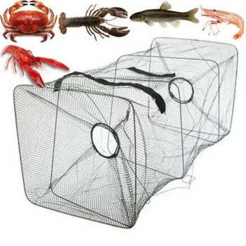 Pește De Calitate Superioară, Capcana Net Unelte De Pescuit Crab Creveți Creveți, Raci, Homar, Raci Pliabil Accesorii De Pescuit