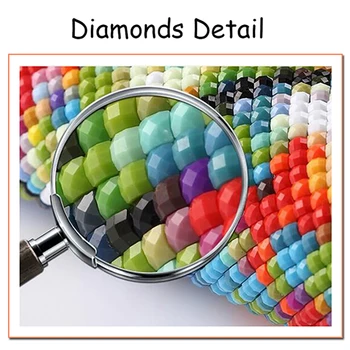DIY Diamant Broderie Iepure Luna Plină Piața de Foraj Tablou goblen Kit Mozaic Decor Acasă Autocolant Perete Fabrica Direct