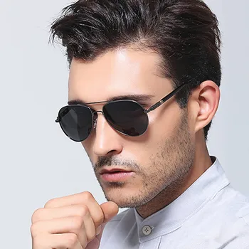 Clasic Polarizat ochelari de Soare pentru Bărbați de Înaltă Calitate din Aliaj de ochelari de Soare de Brand Designer de Conducere Pescuit Ochelari Lentile