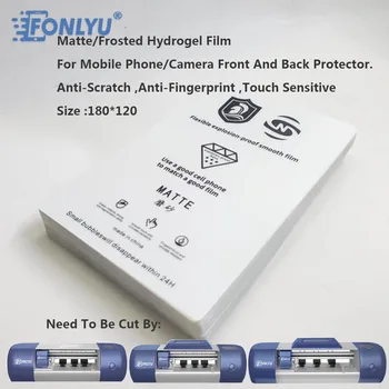 Transport gratuit Flexibil hidrogel Film Compatibil Pentru Ecran Protector de Film Mașină de Tăiere Telefon de Tăiere Față de Film 50pcs/lot