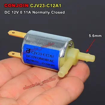 CJV23-C12A1 DC 12V Mini Electric Supapei Electromagnetice Normal Închise de Apă Supapă de Aer mașină de Cafea supapa