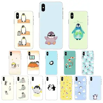 Babette Drăguț pinguin Telefon Caz Pentru iPhone X XS MAX 11 12 pro max 6 6s 7 7plus 8 8Plus 5 5S XR se 2020 caz