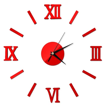 Noul Ceas de Ceas Ceasuri de Perete Horloge 3d Diy Acril Oglindă Autocolante Acasă Decorare Camera de zi Cuarț Ac