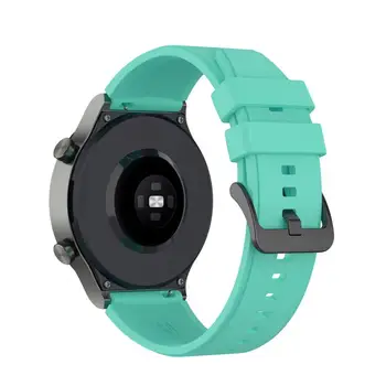 22MM rezistent la apa Moale de Silicon Reglabil Curea Curea Bratara de Înlocuire Benzi Cu Catarama din Otel Pentru Huawei Watch GT2 Pro