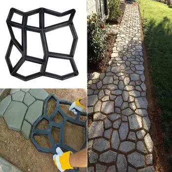 Noi Forme Concrete Calea Filtru de Mucegai DIY Reutilizabile de Pavaj din Beton Mucegai Cărămidă Ciment Mucegai Grădină de Piatră, Podea Road Garden Calea Filtru