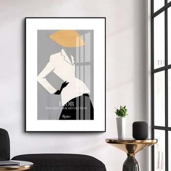 40x50 cm Alb-Negru Imagini Foto Rame de Metal Mat Plexiglas Postere, Printuri de Arta de Perete Panza Cadru Living Decor Acasă
