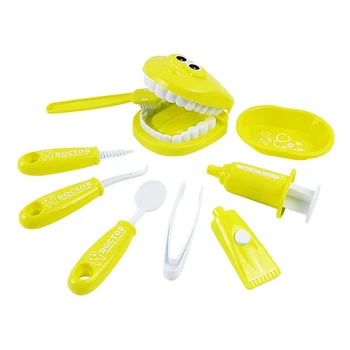 9/Set Copii Medic Dentist Tool Kit Preșcolar Călătorie Partid Jucărie pentru Copilul