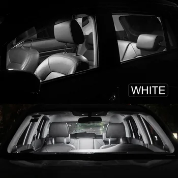 13pcs Alb Canbus LED-uri Becuri de Interior Dome Kit de Lumina Pentru Skoda Fabia 3 MK3 Combi Estate Wagon-2018 Lampa plăcuței de Înmatriculare