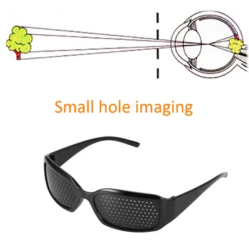 Ingrijire viziune ușor de Purtat Ochelari de Corecție Ameliorator Stenopeic Orificiu Pin Hole Ochelari Anti-Oboseala Ochilor Protecție pentru Ecran PC