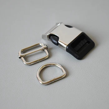 1 set 25mm trăgând catarama de Metal de presă catarame D inele glisante pentru pisică câine guler catarame reglabile DIY accesorii de cusut