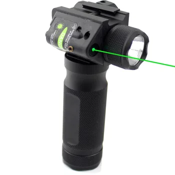 Tactic Fore grip Greu de lumină LED-uri Lanterna cu rosu Verde cu Laser Modificare de Înlocuire Adecvate vedere pentru arma de vânătoare