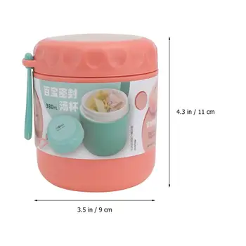 1 buc Portabil Sigilate Cană de Supă Terci micul Dejun Cupa Izolate Container pentru Alimente cuptorul cu Microunde Portabil recipient Sigilat Cu Lingura Set