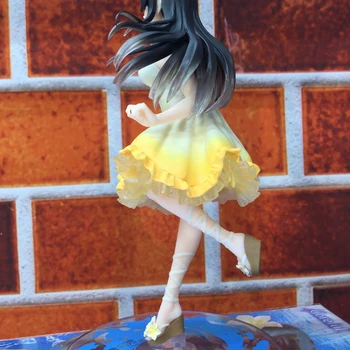 Seishun Buta Yarou wa Fata Bunny Senpai nu Yume wo Minai Sakurajima Mai Rochie de Vara Originale din PVC Figura de Acțiune de Colectare de Jucării
