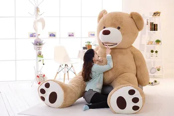 [Funny] 340cm America de urs animal de Pluș ursuleț de pluș capac de pluș jucărie moale papusa pernă acoperă(fără chestii) copii copil adult cadou