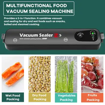 220V New Food Saver Vid Sealer Mașină One-Touch Automat de Alimentare de Etanșare pentru Uscat Și Umed, Mașini de Ambalare pentru produse Alimentare Protectoare