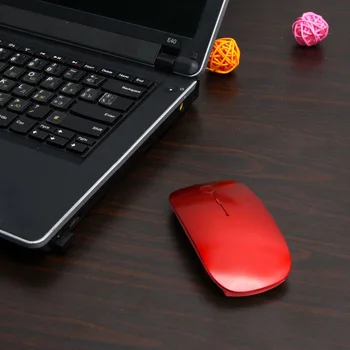 Mouse Wireless 2.4 G Receptor Super Slim Mouse-ul 10M Distanta de Lucru Pentru Calculator Laptop