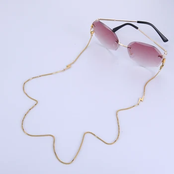 Teamer Lant Cutie pentru Ochelari de Avion Fulger Cătușe Farmecul ochelari de Soare Lanț pentru Femei din Oțel Inoxidabil Ochelari Curea de Gât Titular