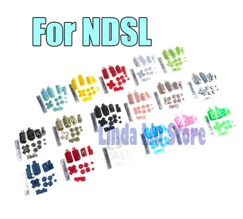 1set/lot Stanga Dreapta ABXY D-Pad Butonul Cruce Complet Butonul Set de Înlocuire pentru DS Lite pentru NDSL Butoane Kit-ul(5 Culori disponibile )