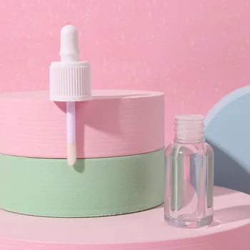 5 Bucati Amuzant Drăguț Mini-Ulei Esențial De Sticlă În Formă Goală De Buze Luciu De Buze Tub Glazura Recipiente Reîncărcabile Flacoane Cosmetice Diy