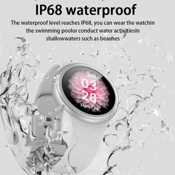LIGE Nou Ceas Inteligent Femei Monitor de Ritm Cardiac IP68 rezistent la apa de Fitness 2021 Bluetooth Ceas Sport Barbati Smartwatch Pentru Android iOS