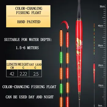 2021New Flotoare de Pescuit Accesorii Crap Decolorarea Luminos Nano Electron Float Aborda Derivă de Înaltă Sensibilitate Pescuit