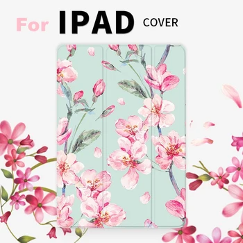 Floare roz Magnet Flip Cover Pentru iPad Pro 9.7