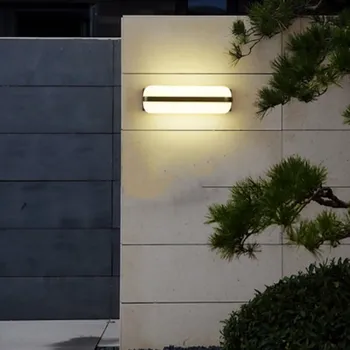 LED-uri în aer liber Lampa de Perete 12W Balcon, Lampă de Perete Culoar Creative Curte Minimalist Modern, Dormitor, Camera de zi LED, Iluminat Exterior