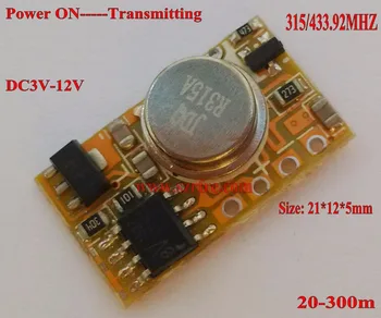 Micro Controler de la Distanță Modulul Transmițător Bord EV1527 Mini Transmițător pentru detector de fum cu senzor Putere de Transmitere a Semnalului